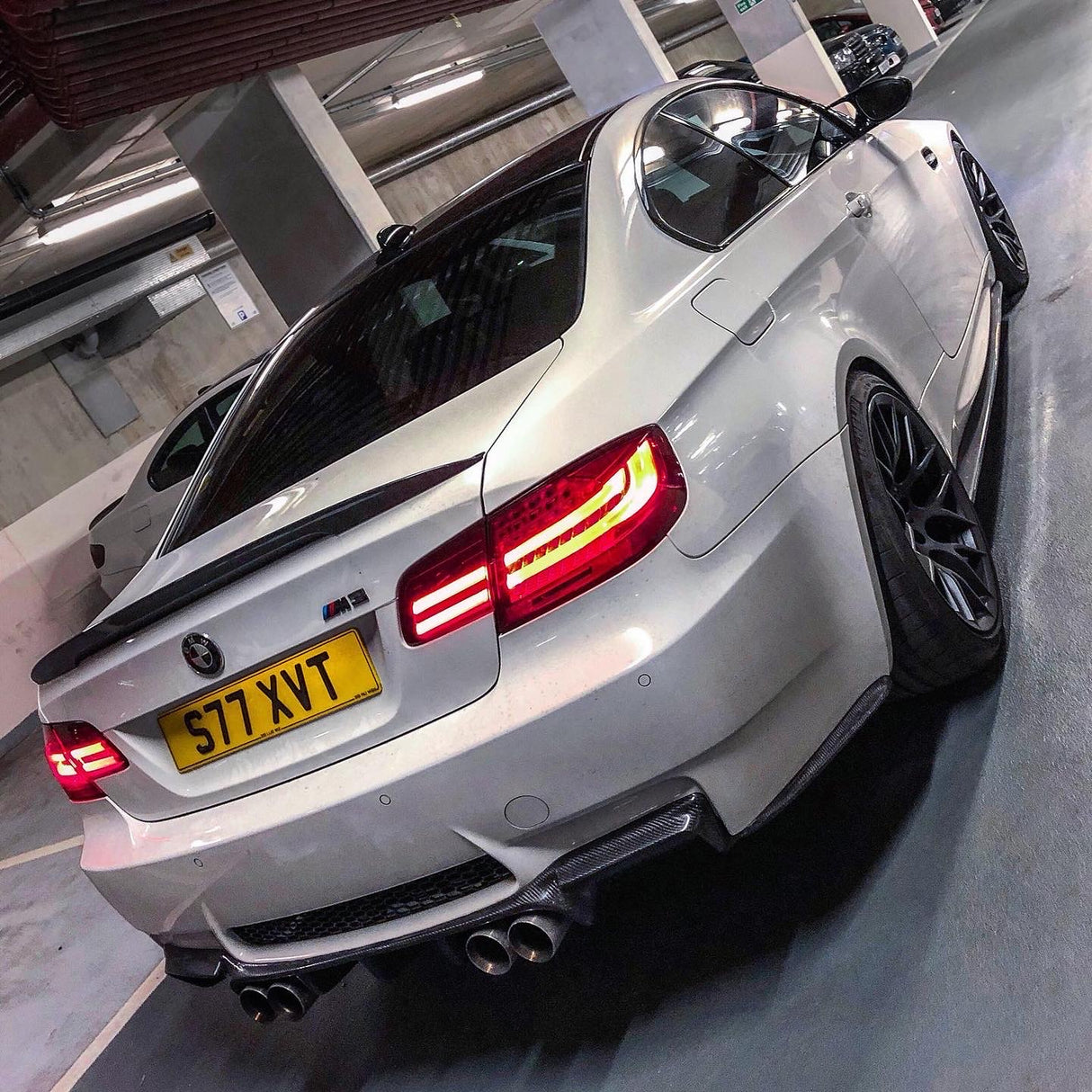 BMW M3 E9X Carbon Fiber Side Skirt Extensions