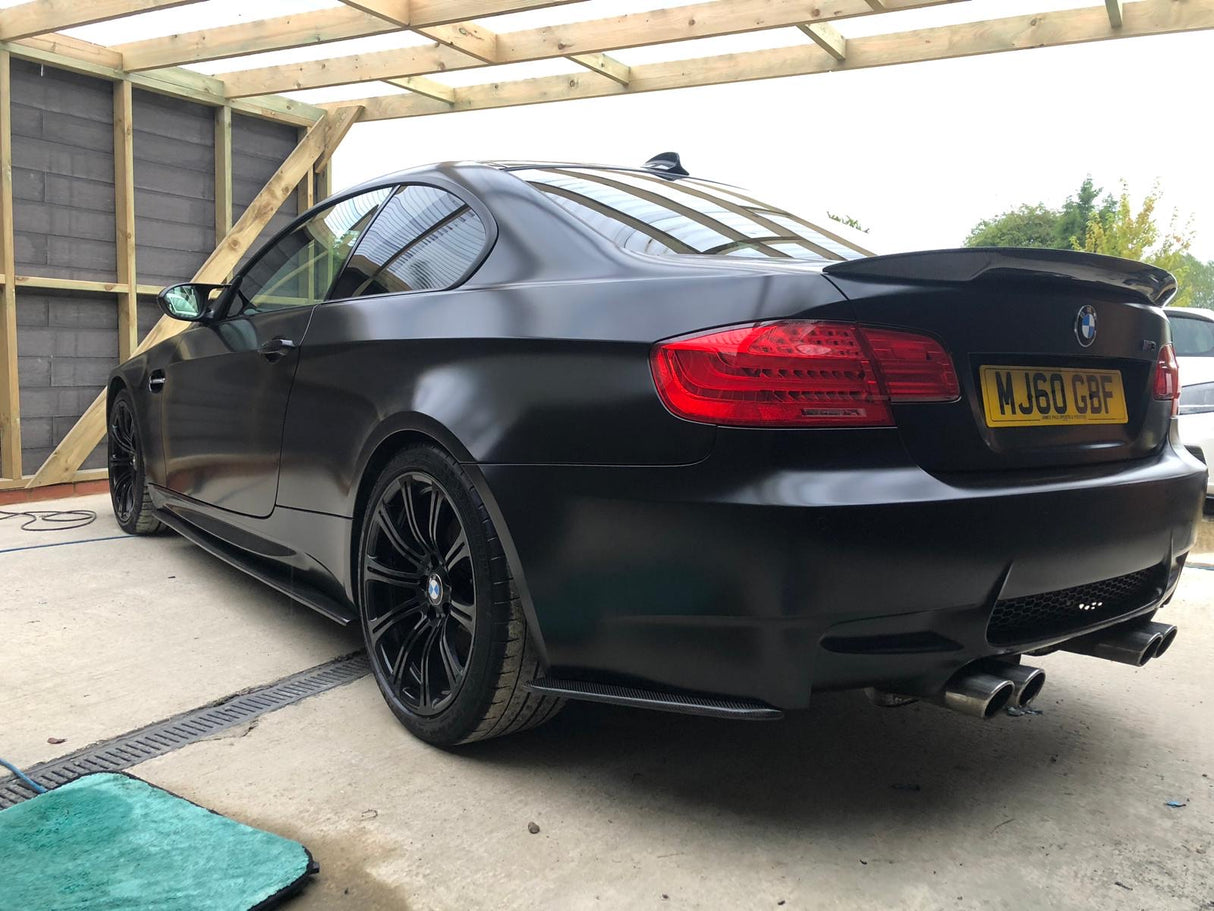 BMW M3 E92 Carbon Fiber Side Skirt Extensions