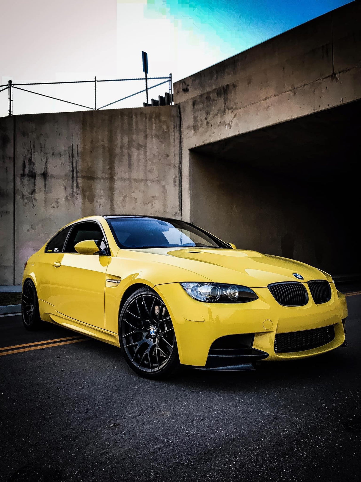 BMW M3 E92 E93 E90 Carbon Fiber Front Corner Splitters