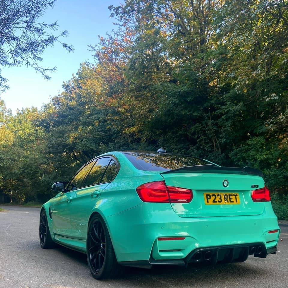 BMW 3 Series F30 | M3 F80 Carbon Fiber PSM Style Boot Spoiler