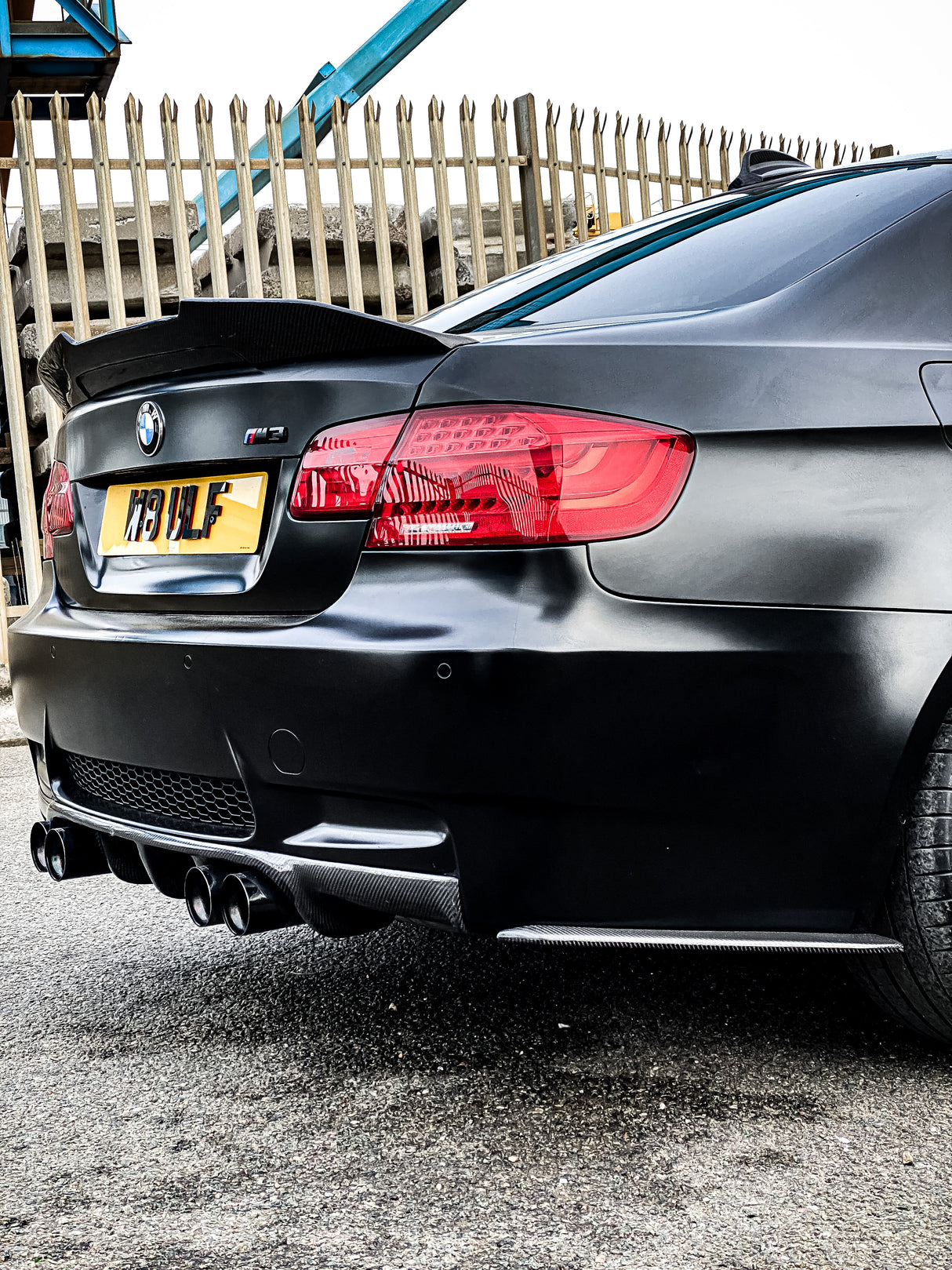 BMW E92 M3 PSM boot spoiler