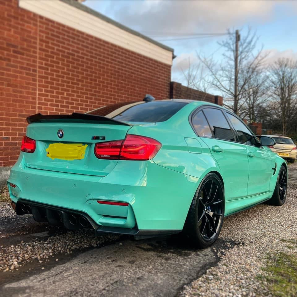 BMW 3 Series Carbon Fiber PSM Style Boot Spoiler