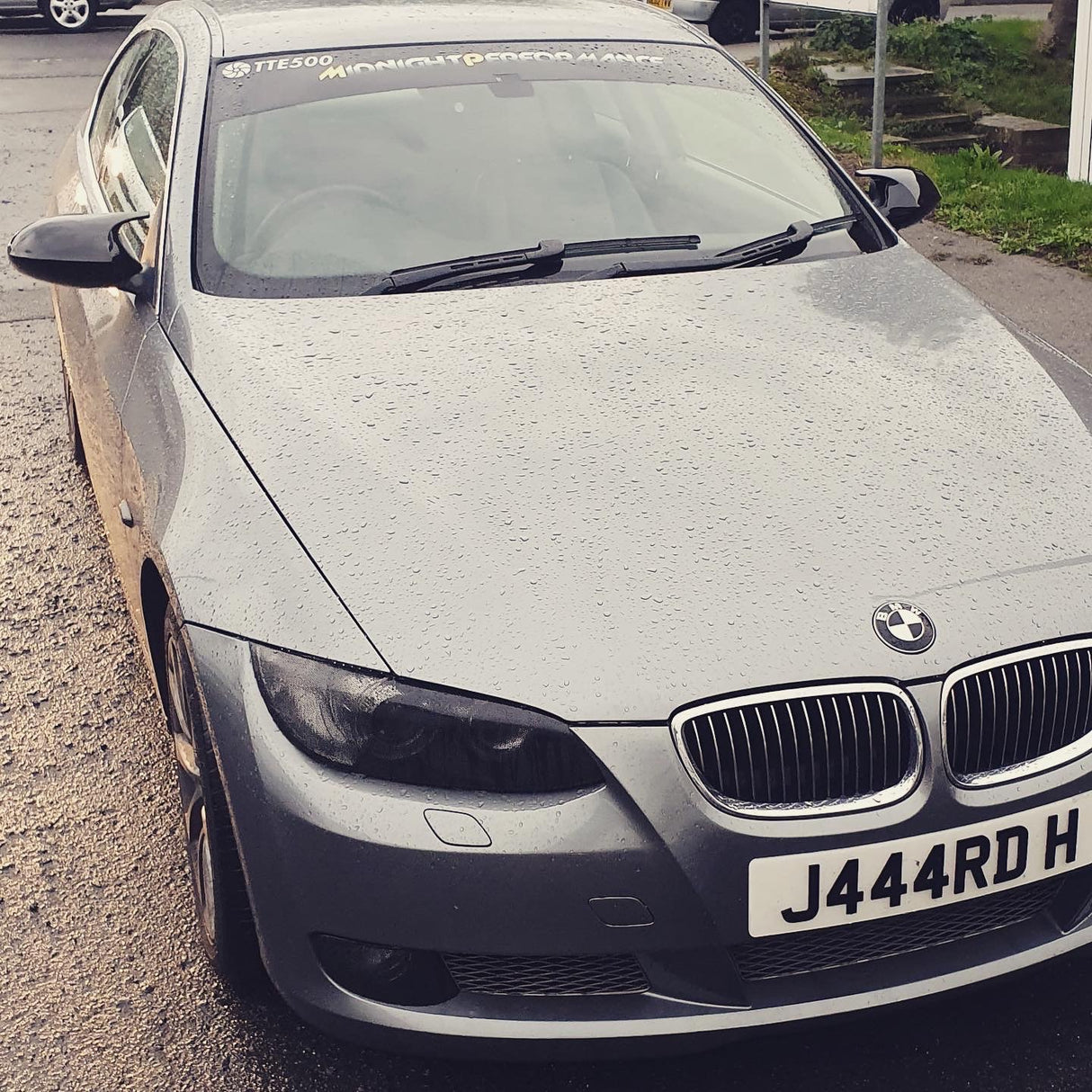 BMW 3 Series E92 E93 E90 Gloss Black M Style Mirror Covers