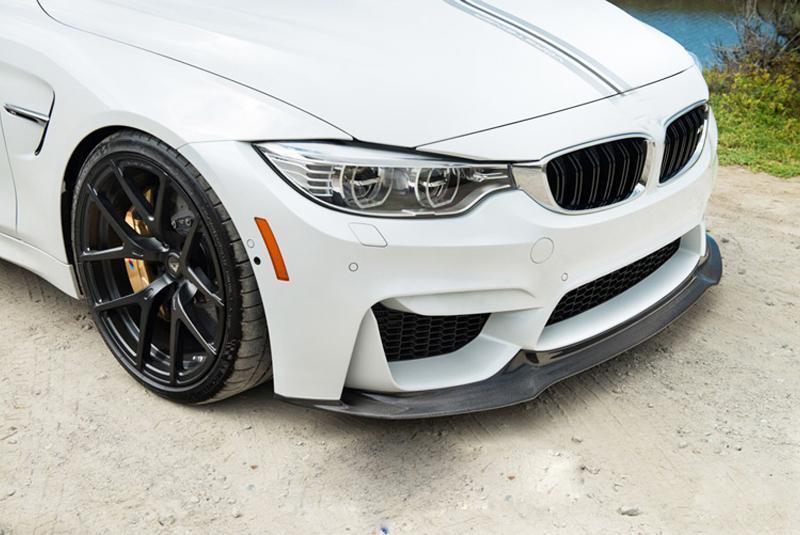 BMW M3 Carbon Fiber V Style Front Lip Spoiler