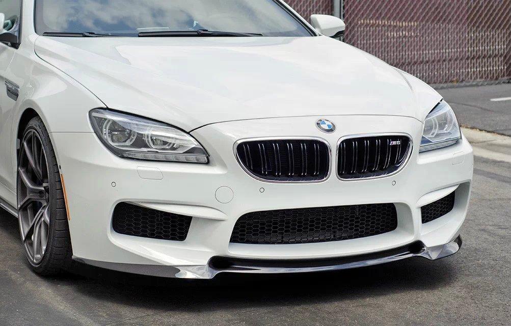 BMW M6 F06 F12 F13 Carbon Fiber V Style Front Lip Spoiler