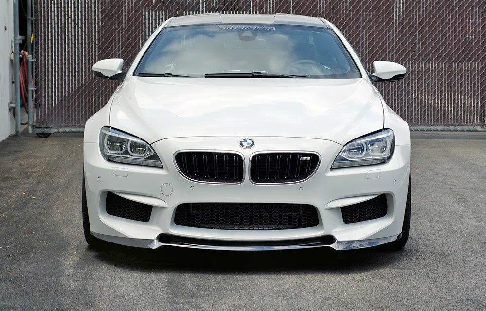 BMW M6 F06 F12 F13 Carbon Fiber V Style Front Lip Spoiler