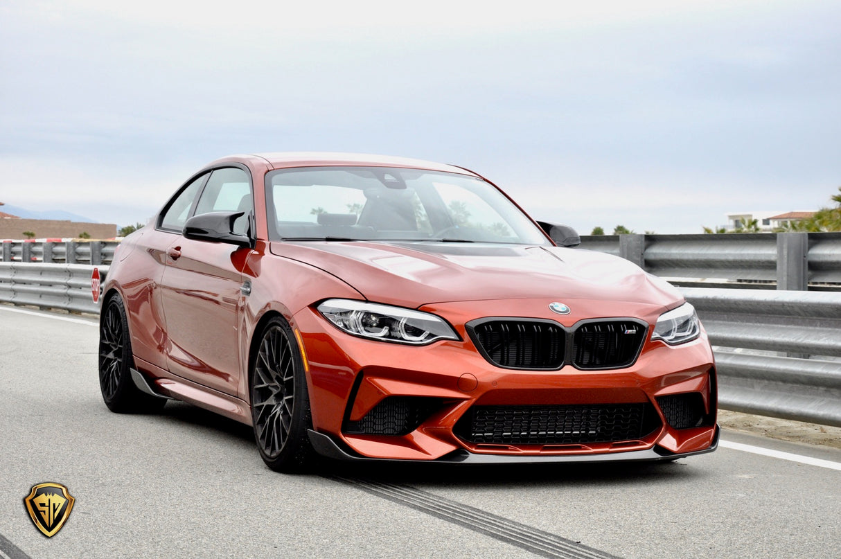 BMW M2 F87 Competition Carbon Fiber Front Lip Spoiler