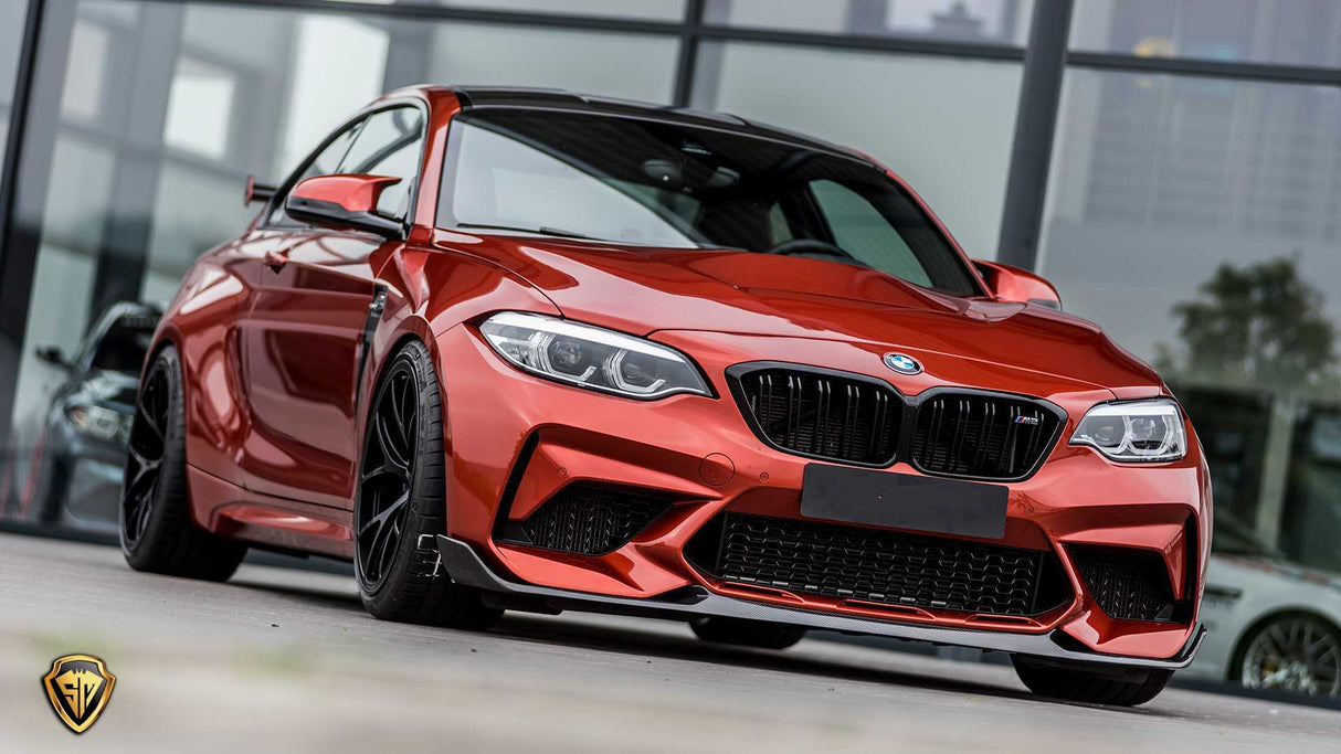 BMW M2 F87 Competition Carbon Fiber Front Lip Spoiler