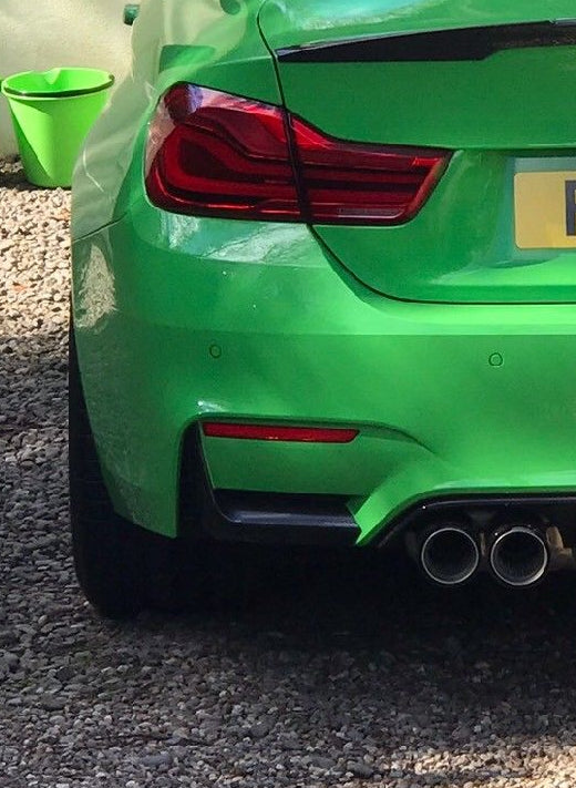 BMW M3 F80 M4 F82 F83 Carbon Fiber Rear Bumper Lower Corner Covers