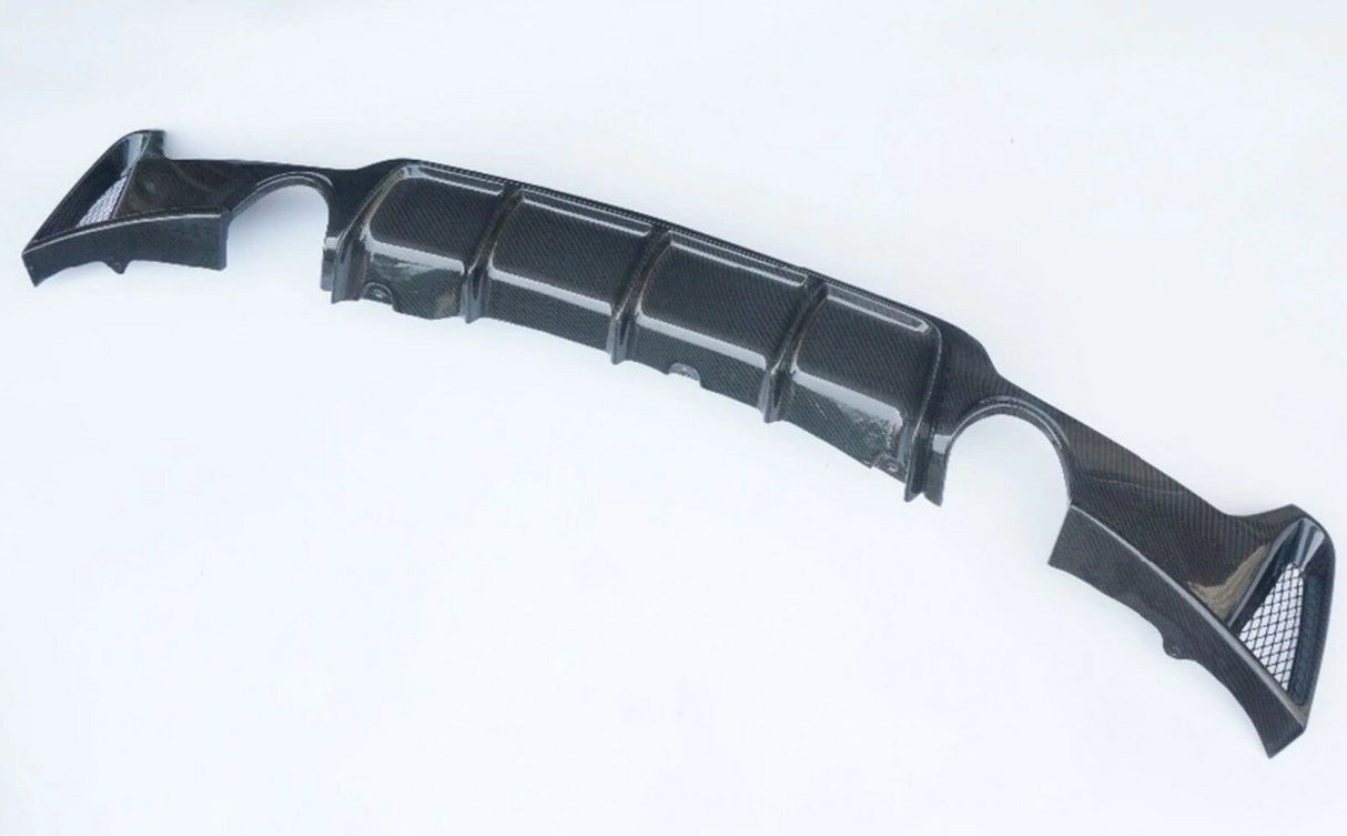 BMW F32 F33 F36 Carbon Fiber Rear Diffuser Dual Exhaust
