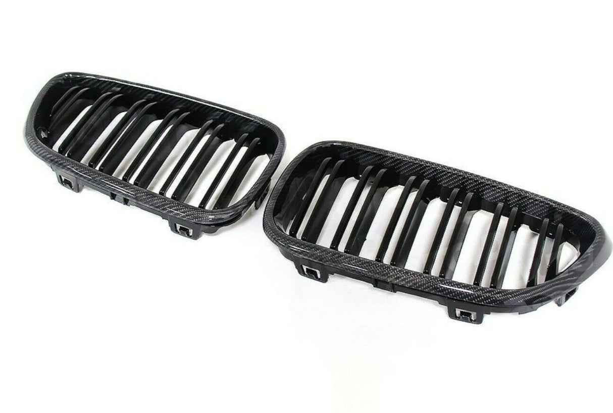 BMW 2 SERIES F22 F23 & M2 F87 Carbon Fiber Front Kidney Grilles