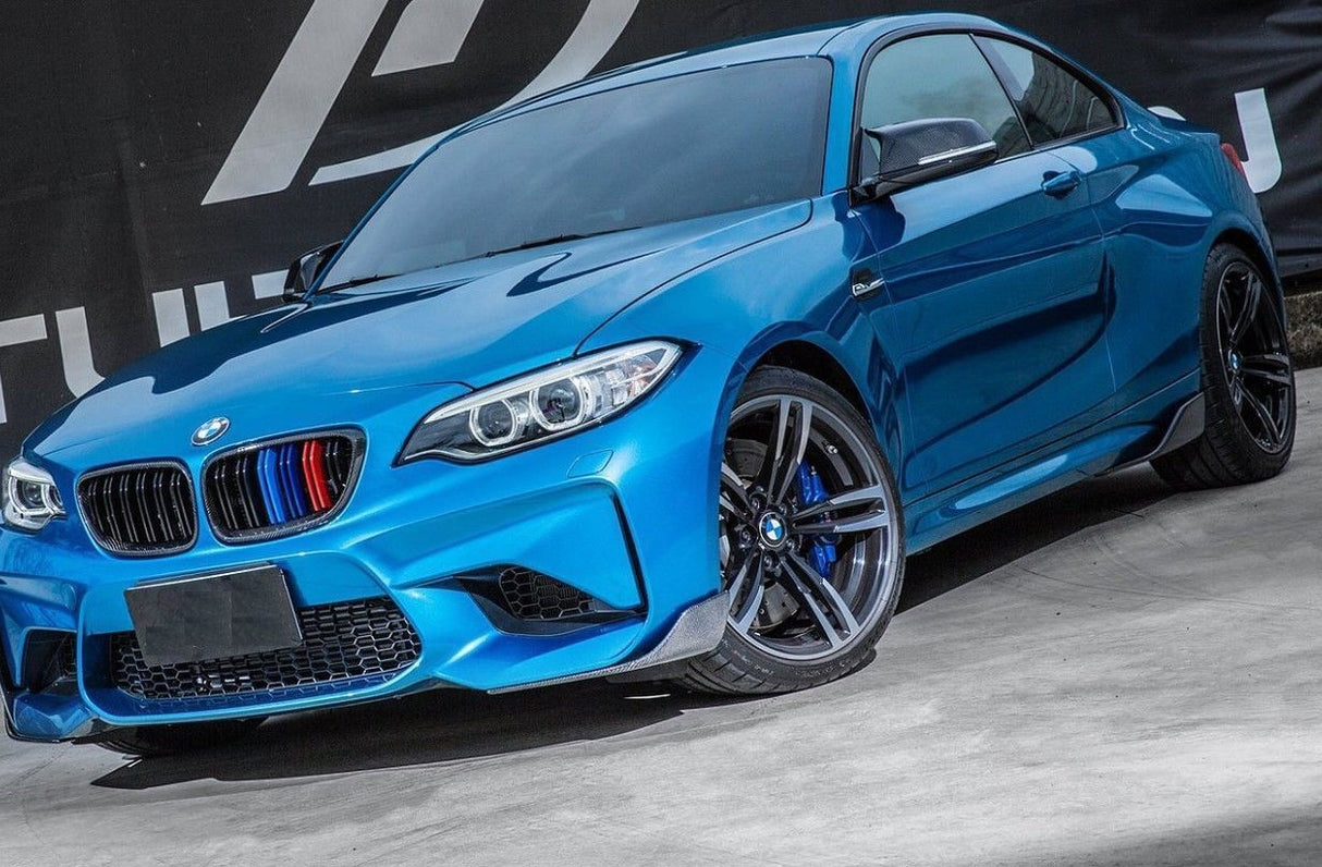 BMW M2 F87 Carbon Fiber Performance Side Skirt Extensions