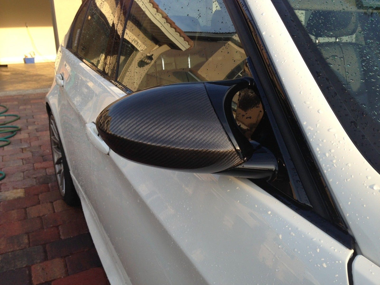 BMW M3 E92 E93 E90 E82 M1 Carbon Fiber Side Wing Mirror Covers