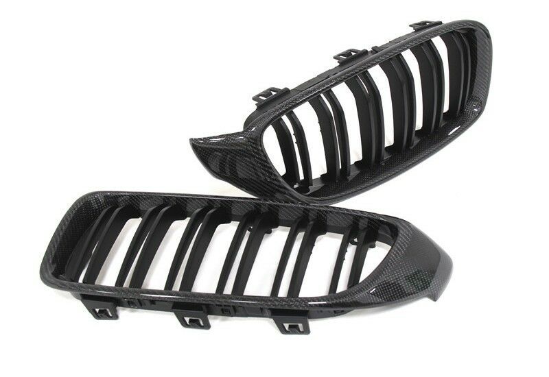 BMW 4 Series F32 F33 F36 Carbon Fiber Front Kidney Grilles