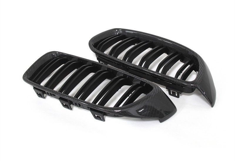 BMW 4 Series F32 F33 F36 | M4 F82 F83 M3 F80 Carbon Fiber Front Kidney Grilles