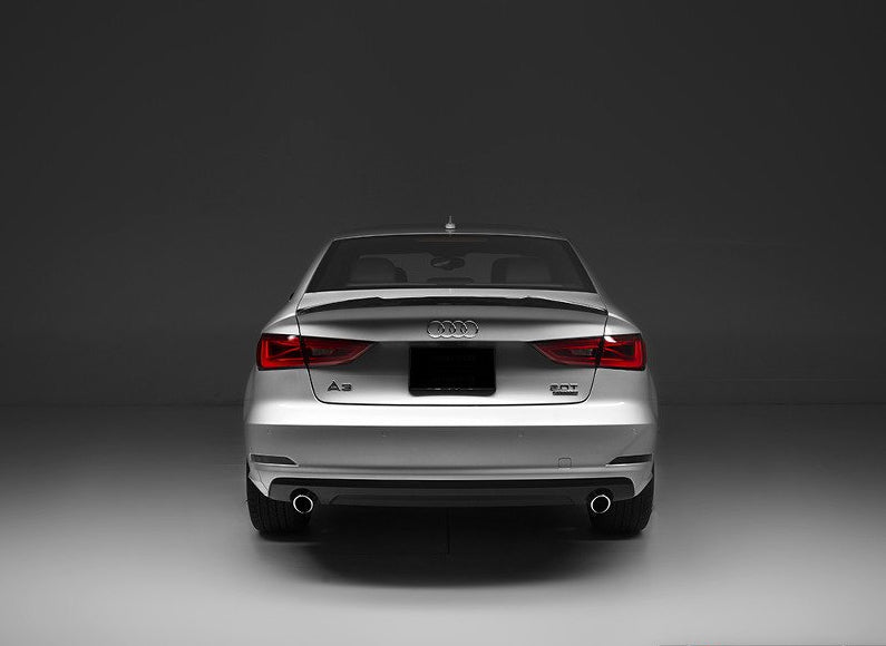 Audi 8V A3 S3 RS3 Saloon Carbon Fiber V Style Boot Spoiler