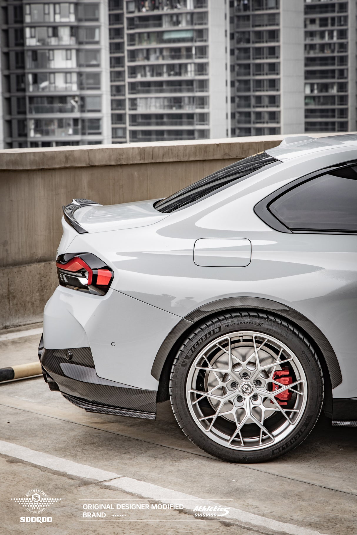 BMW Rear Splitters & diffuser carbon fiber 