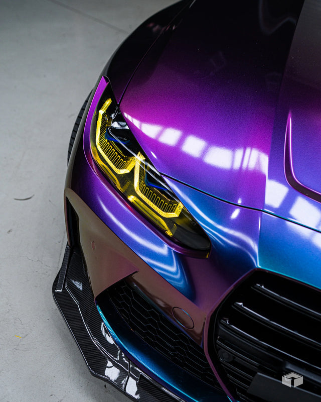 BMW M4 DRL YELLOW LIGHTS