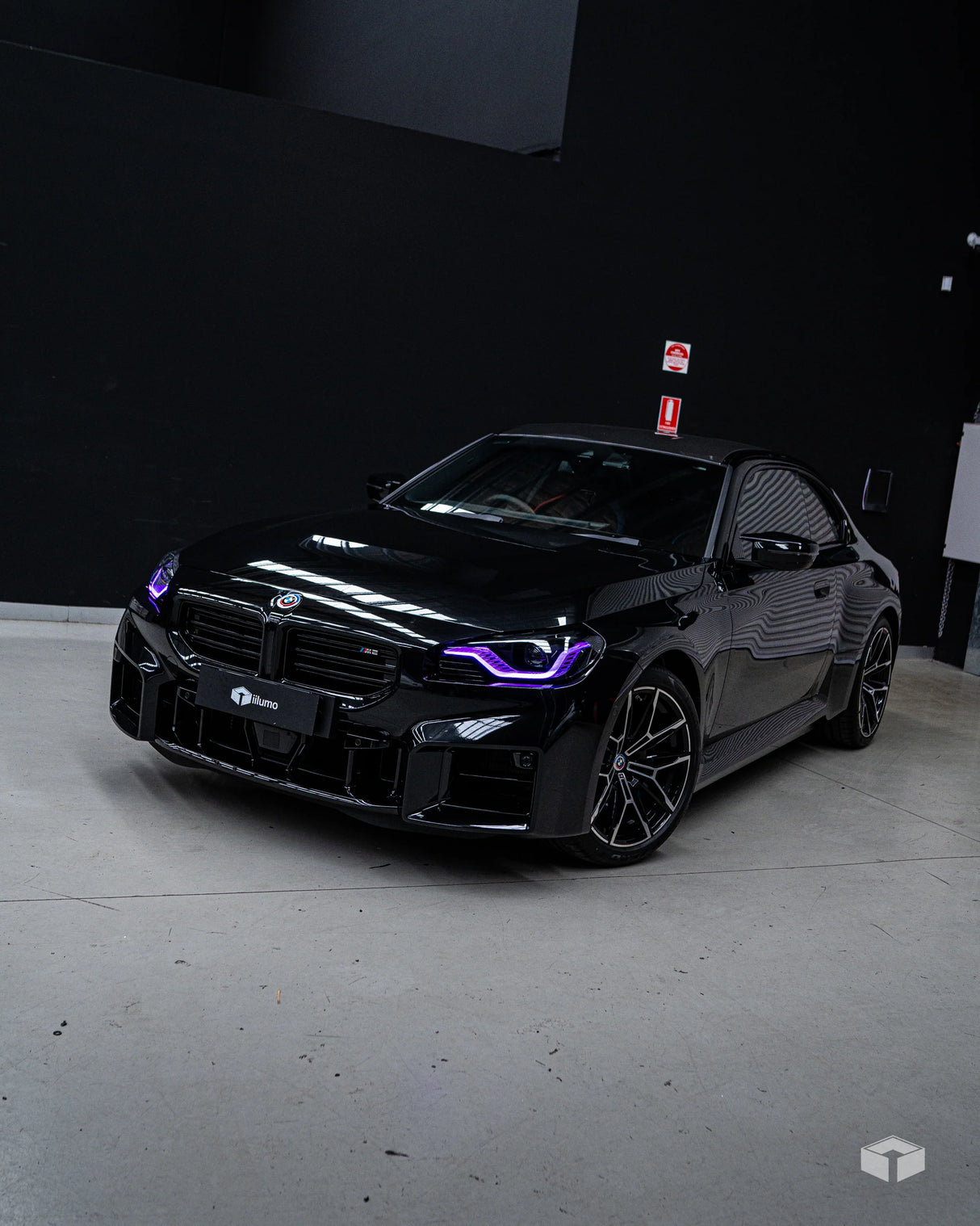 BMW M2 G87 Purple front headlights