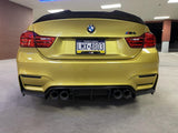 BMW M4 Carbon Fiber PSM boot spoiler 