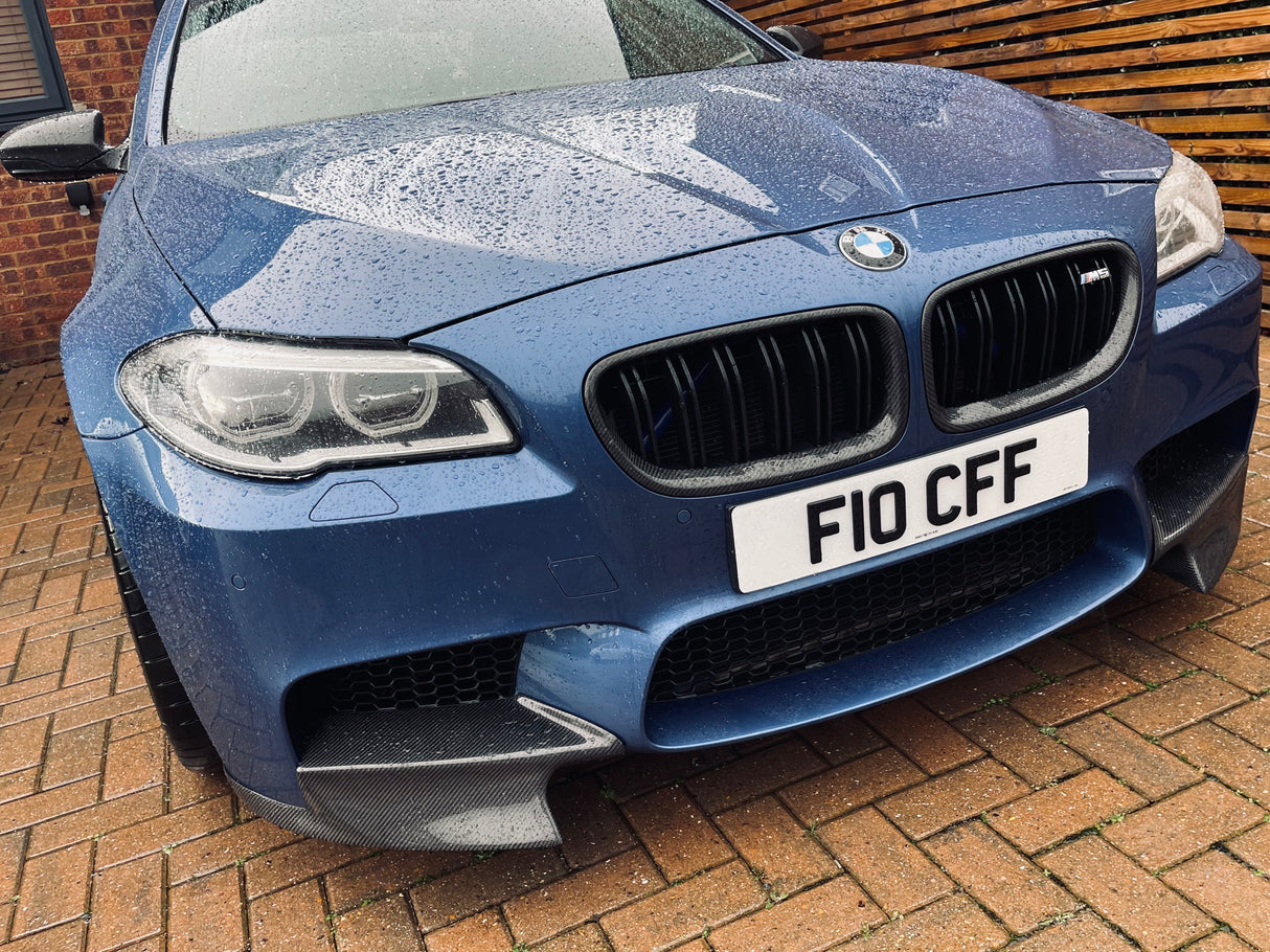 BMW M5 F10 Carbon Fiber Front Corner Splitters