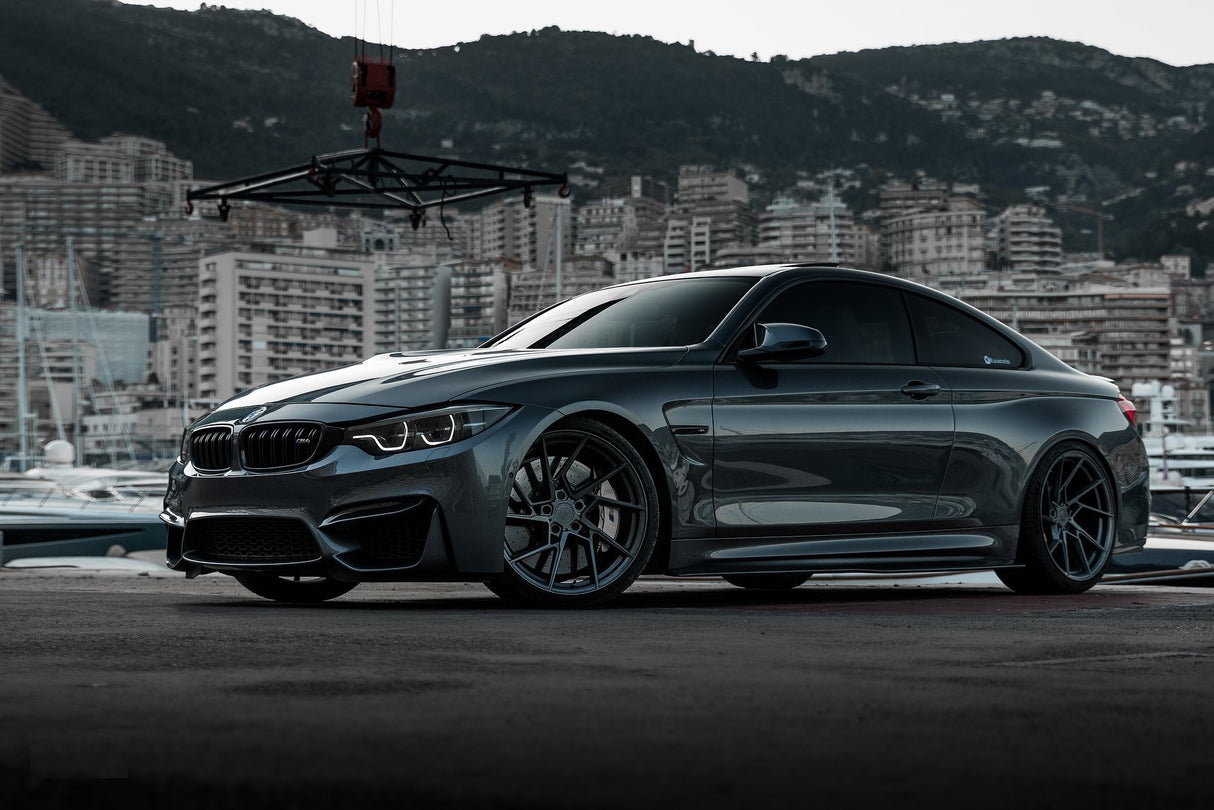 BMW M3 F80 M4 F82 F83 PSM Style Carbon Fiber Side Skirt Extensions