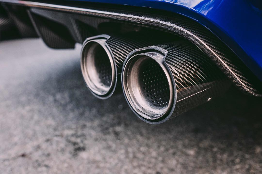 BMW MPE Style Carbon Fibre Exhaust Tips