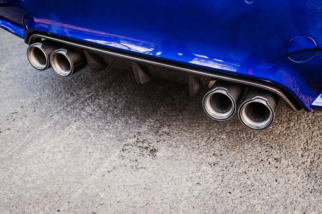 BMW MPE Style Carbon Fibre Exhaust Tips