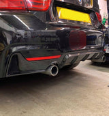 BMW F32 F33 F36 Carbon Fiber Rear Diffuser Dual Exhaust