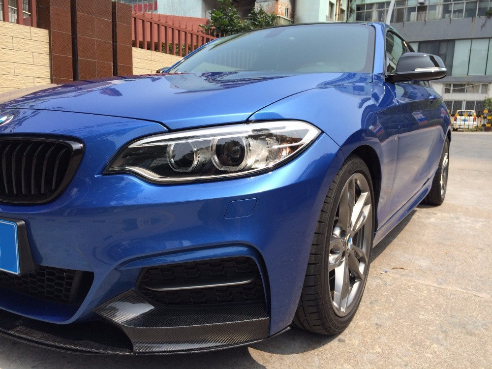 BMW 2 Series F22 F23 Carbon Fiber Performance Front Lip Spoiler