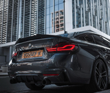 BMW carbon fiber boot spoiler M4 style 