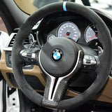 BMW M2 M3 M4 M5 M6 X5M X6M Carbon Fiber Steering Wheel Trim Cover