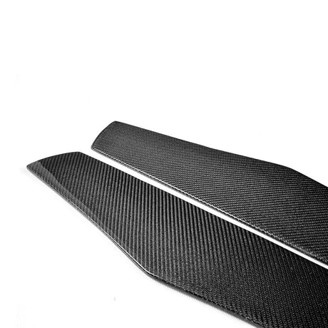 BMW 3 series F30 F31 Carbon Fiber V Style Side Skirt Extensions