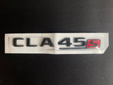 Mercedes AMG CLA45s Gloss Black Rear Boot Trunk Emblem Badge