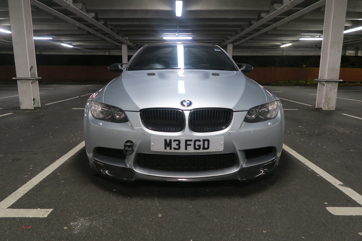 BMW M3 E92 Carbon Fiber V Style Front Lip Spoiler