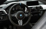 BMW M2 M3 M4 M5 M6 X5M X6M Carbon Fiber Steering Wheel Trim