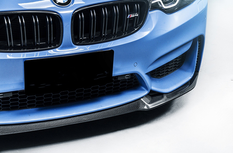 BMW M3 F80 M4 F82 F83 Carbon Fiber CS Style Front Bumper Lip Spoiler