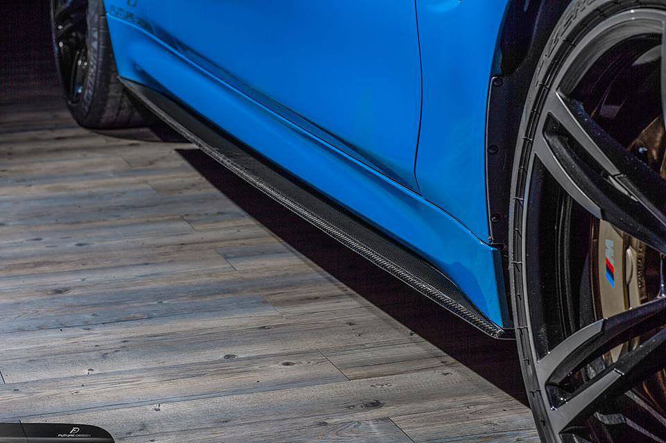 BMW Performance Carbon Fiber Side Skirts Extensions