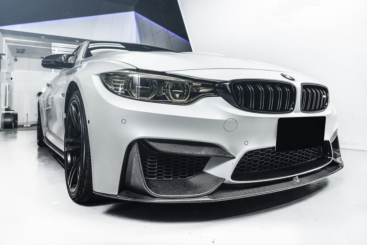 BMW M3 F80 M4 F82 F83 Carbon Fiber Performance Front lip Spoiler