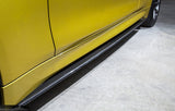 BMW M3 F80 M4 F82 F83 Performance Carbon Fiber Side Skirts Extensions