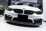 BMW M3 F80 M4 F82 F83 Carbon Fiber Performance Front lip Spoiler