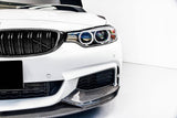 BMW 4 Series F32 F33 F36 Carbon Fiber Performance Front lip Spoiler