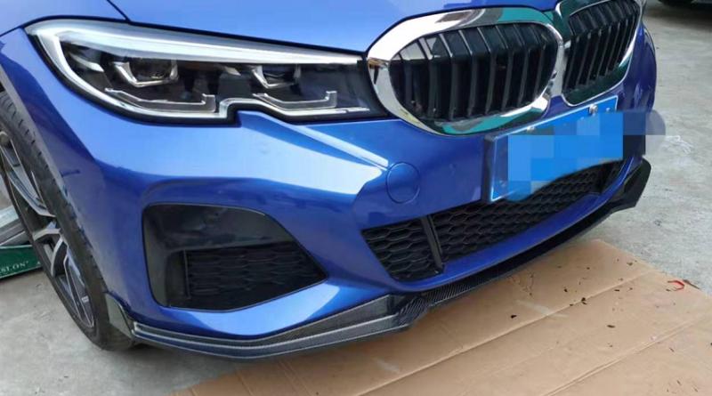 BMW 3 Series G20 G21 Carbon Fiber Front Lip Spoiler