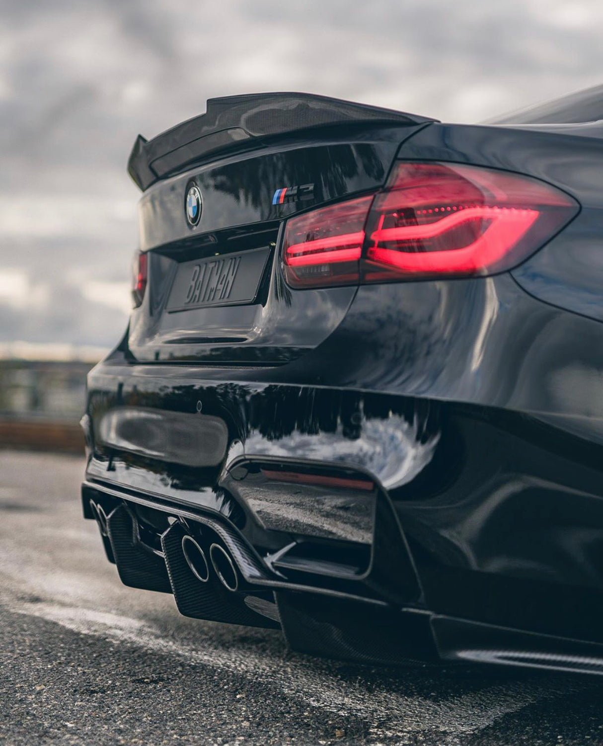 BMW M3 F80 Carbon Fiber PSM Style Boot Spoiler
