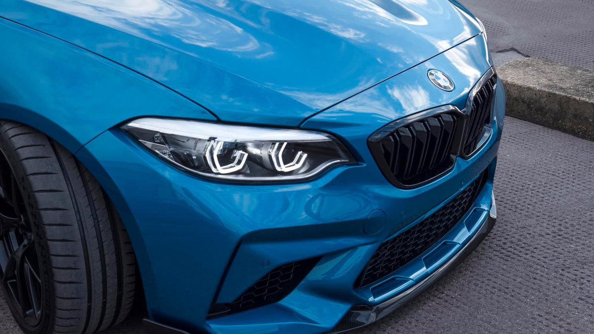 BMW M2 F87 Competition Carbon Fiber Front Lip Spoiler
