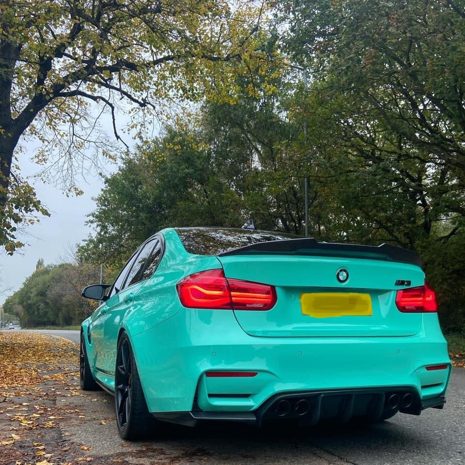 BMW 3 Series F30 | M3 F80 Carbon Fiber PSM Style Boot Spoiler