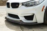 BMW M4 F82 F83 Carbon Fiber V Style Front Lip Spoiler