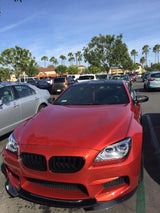 BMW M6 F06 F12 F13 Carbon Fiber V Style Front Lip Spoiler