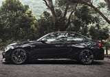 BMW M2 F87 Carbon Fiber Side Skirts Extension Blades