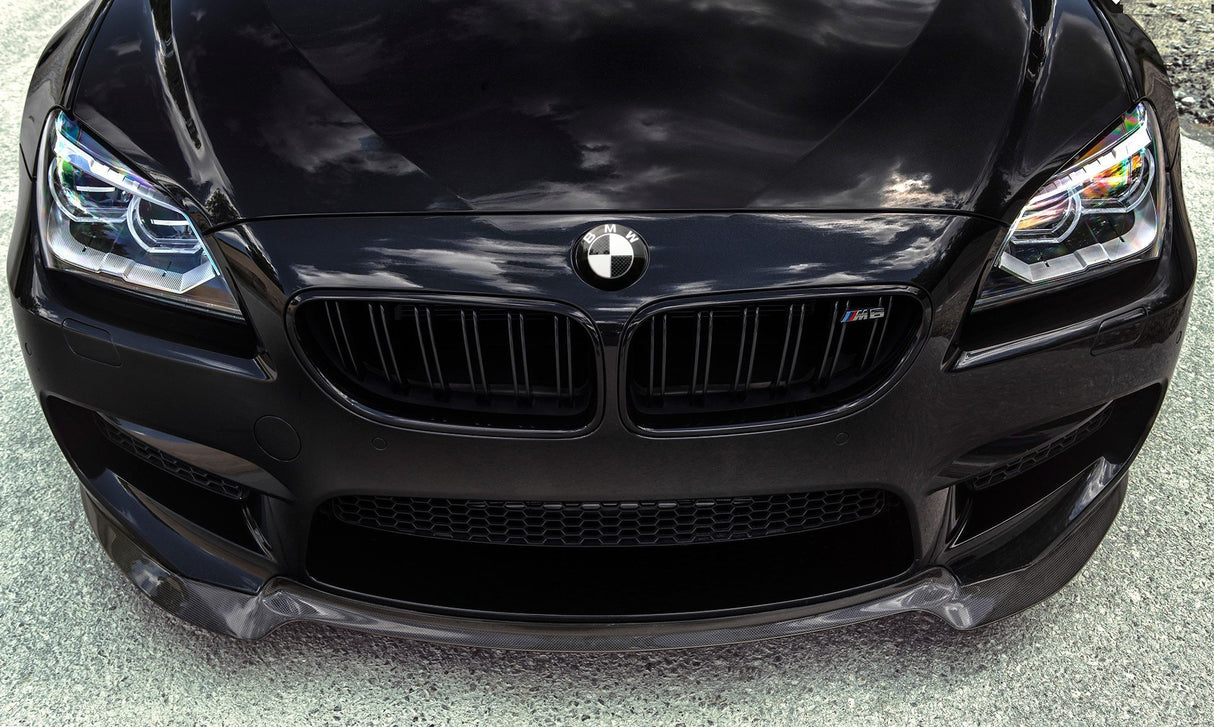 BMW M6 F06 F12 F13 Carbon Fiber V Style Front Lip Spoiler
